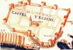 Το Καστέλι.(ΛΕΠΤΟΜΕΡΕΙΑ ΣΧΕΔΙΟΥ, FRANCESCOBASILICATA, 1618)