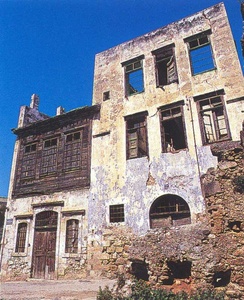 Τυπικά σπίτια της όψιμης Τουρκοκρατίας στο Καστέλι